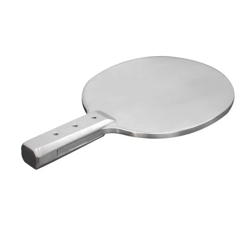 Heavy Table Tennis Paddle Stainless Steel Weighted Training Racket for Strength Building Fitness Sports Equipment
