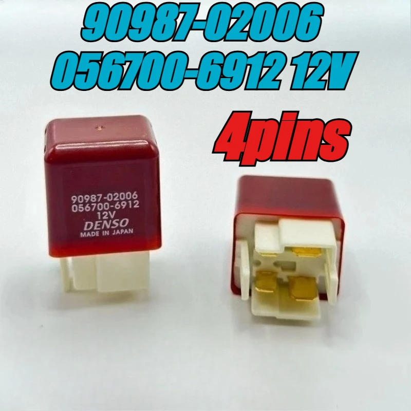 

（Brand New Original）1pcs/lot 100% original genuine relay:90987-02006 056700-6912 12V 4pins Automotive fuel pump relay