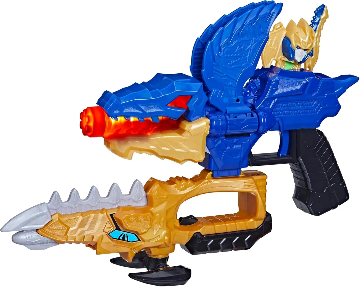 

Dino Fury Gold Blade Blaster Toy with Lights Sounds, Superhero Costume Accessory for Kids Role Play Ages 5+