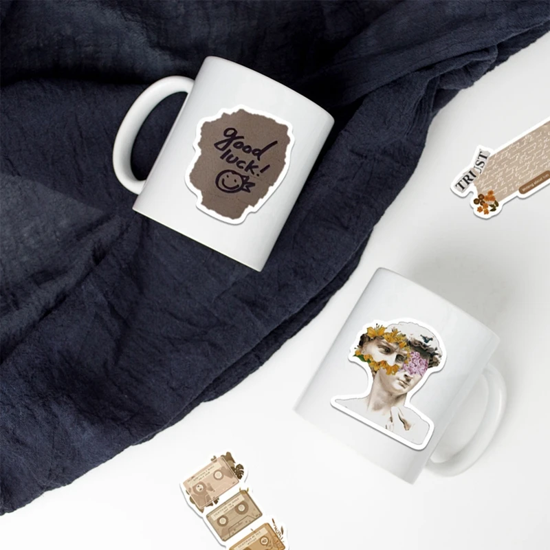 52-260PCS Retro Graffiti สติกเกอร์กันน้ําตกแต่งกีตาร์แล็ปท็อปโทรศัพท์หมวกกันน็อกแก้วกระเป๋าเดินทาง DIY Cool สติกเกอร์ของเล่นเด็ก