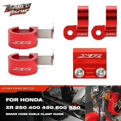 Support de serrage de ligne de tuyau de frein de motocross, pince de guidage de serrage de fil de tuyau d'huile pour Honda XR400R, XR600R, Poly 650R, 250R, XR650, XR450, XR250