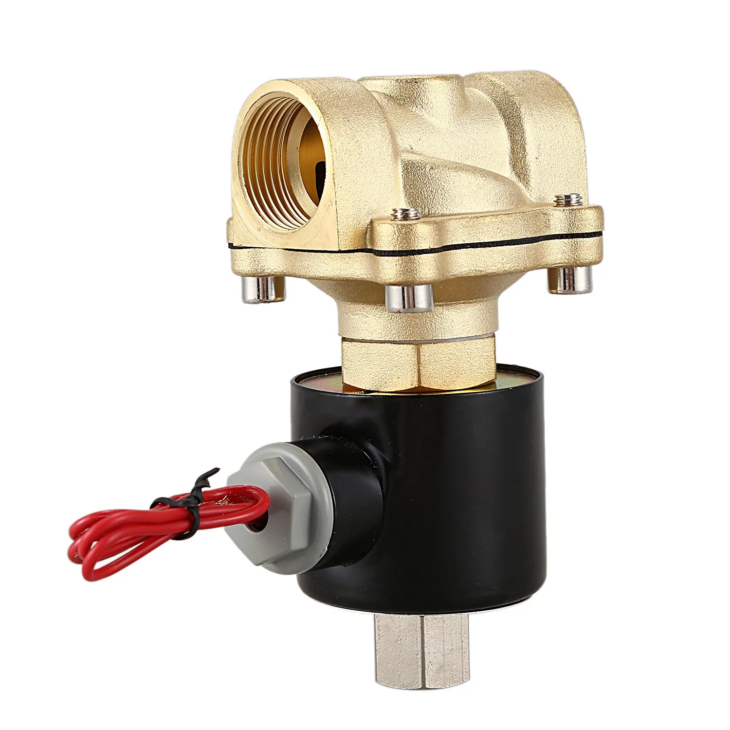 

3/4inch DN20 Normally Open N/O Brass Electric Solenoid Valve 220V Pneumatic Valve for Water Oil Gas