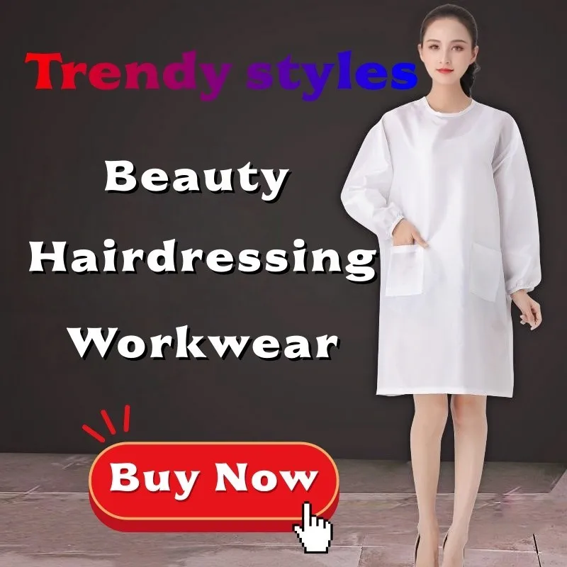 Waterproof Breathable NonStick Hair SPA Robe HairCutting Apron Barber Shop Specific Accessories Tools Nail Salon Beauty Workwear