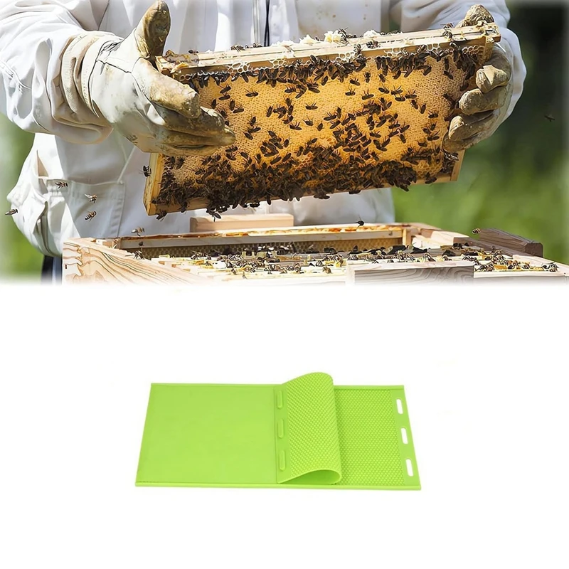 5.4mm Silicone Beeswax Sheet Mold, Beeswax Foundation Stamper Mold Beekeeping Equipment Nest FoundationA09G