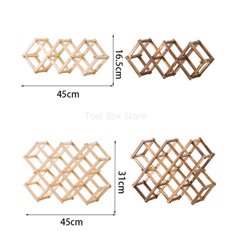 6/10 Holz Flaschenhalter Weinregal Lagerung Weinschrank Küche Speisekammer Bar Weinflasche Display Rack Organizer Weinständer