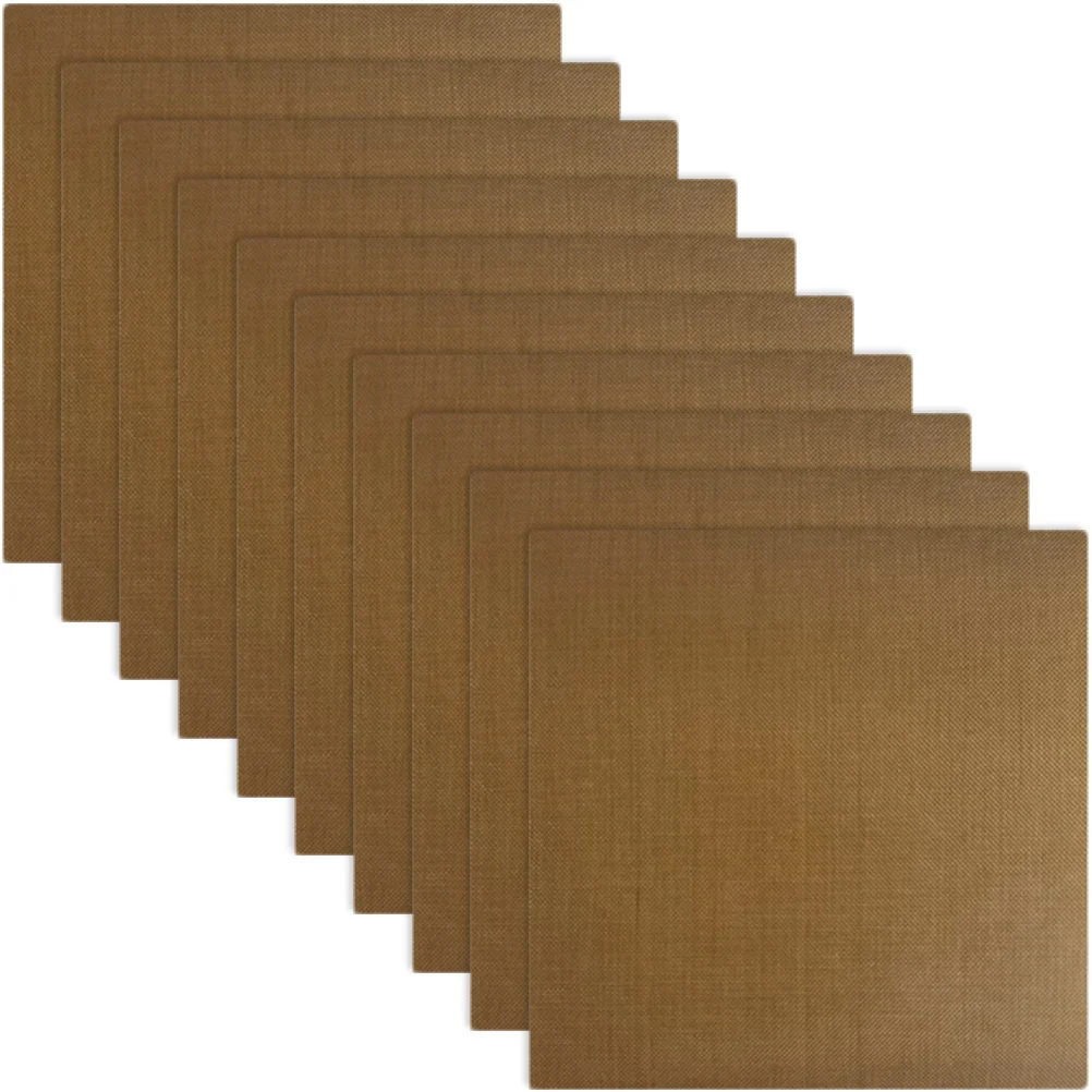 10 pçs isolamento térmico alisador de cabelo adesivo tecido vidro para curling ferro plano salão uso doméstico grosso ferramenta estilo cabelo