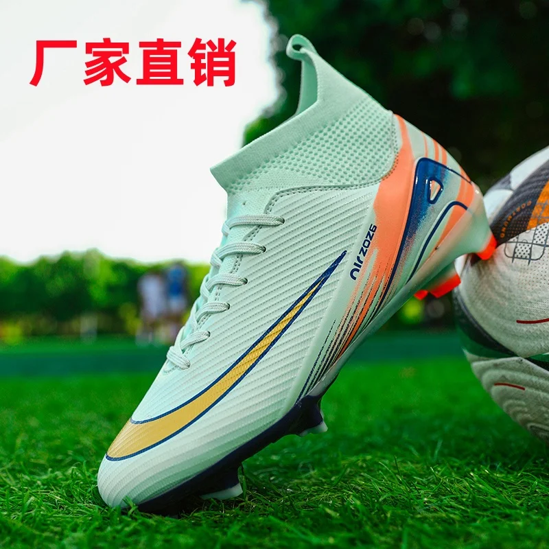 

2025 Football Shoes Original Men Soccer Shoes Society Cleats Grass Indoor Women Football Field Boots Sports Studded Professional