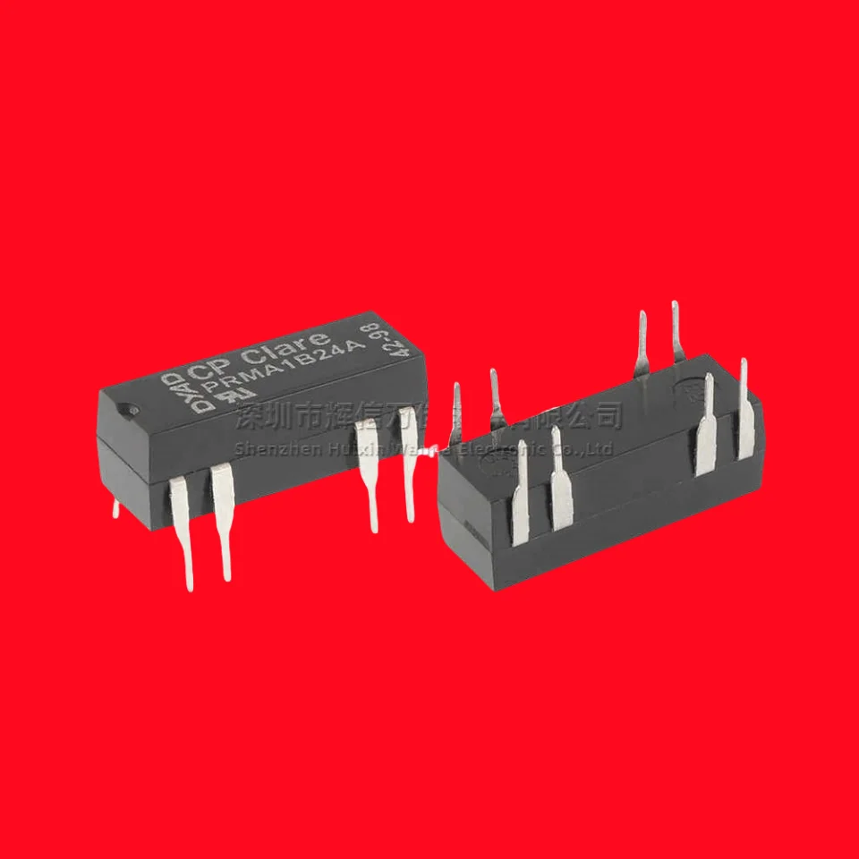 

5PCS/ PRMA1B24A DIP8 imported new 24V 1A 10W normally closed single pole single throw reed switch relay