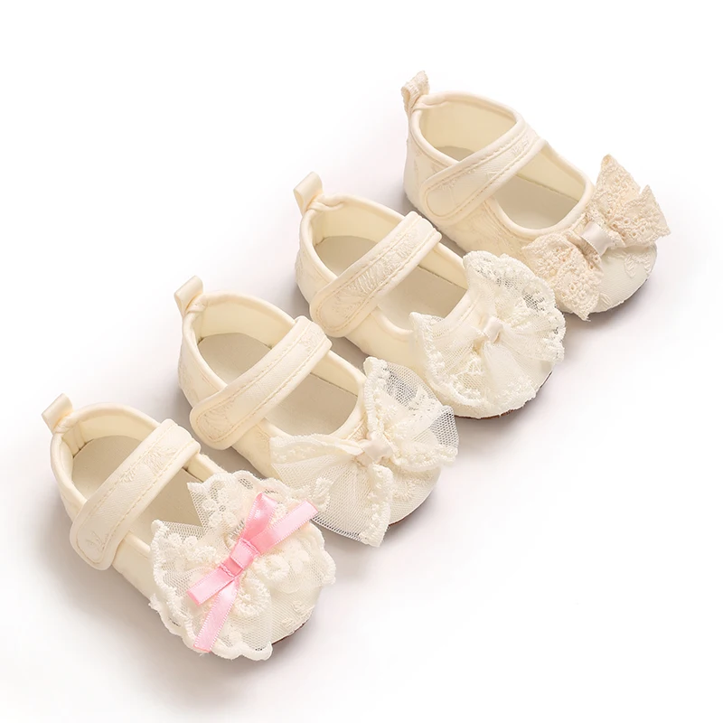 Baby Shoes, Single Shoes, Female Baby Princess Shoes, 0-1 Year Old Soft Soled Front Shoes, Breathable And Anti Drop Princess Sty