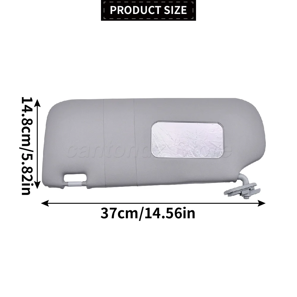Für Hyundai I20 PB 2008-2018 Sonnenblende vorne links rechts mit Schminkspiegel 852201J000 852101J000 Auto-Ersatzteil – Detail 1