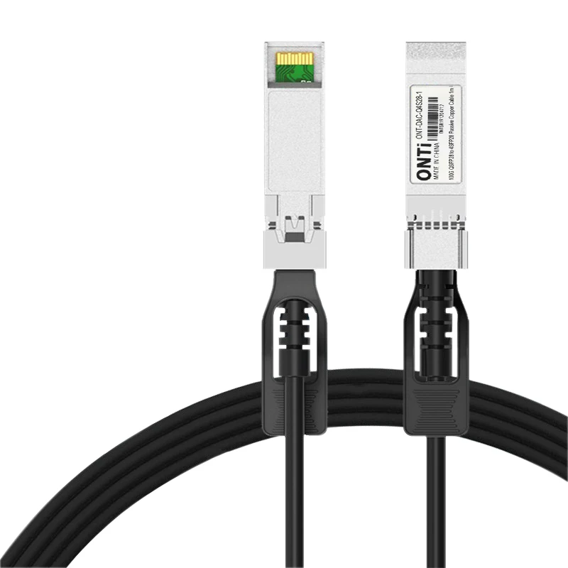 Kabel miedziany Twinax ONTi-Passive Direct Attach, 200G, QSFP56, kabel DAC, 0,5m, 1m, 2m, 3m Jumper, do Cisco, Dell, HP, itp. — zdjęcie produktu 7