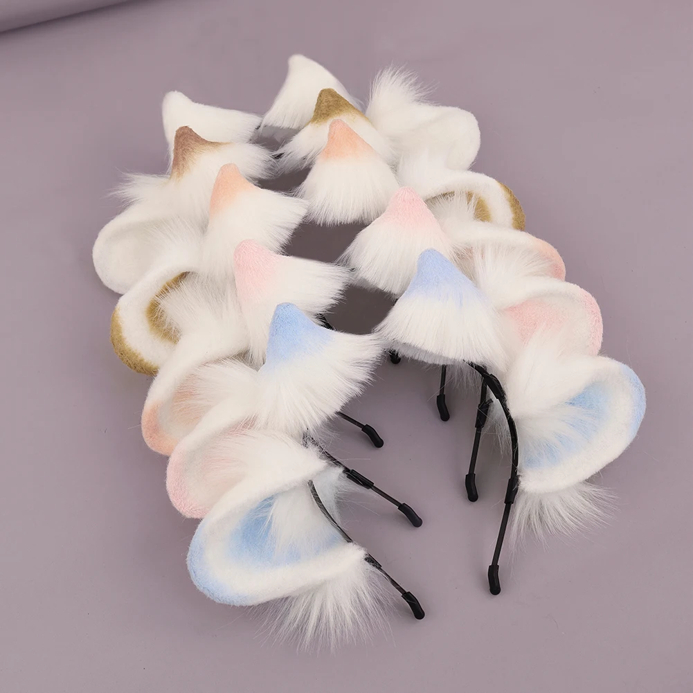 

Christmas Gift - Women's Fluffy Sheep Ear Headband, Handmade Animal Ear Hair Accessory for Cosplay & Styling