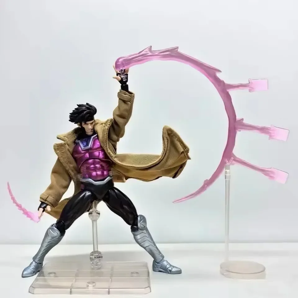 Em estoque ct brinquedos gambit figura mafex 131 x-men wolverine shf anime figura de ação estatueta estátua modelo presentes personalizados crianças brinquedo