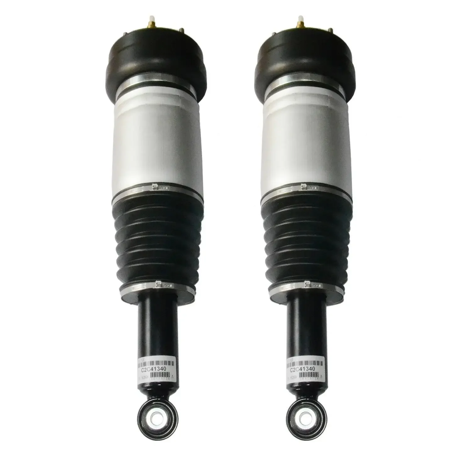 AP03 Pair for Jaguar XJ XJ8 XJR X350 X358 Rear Air Suspension Shock Absorber Strut Assembly Air Spring C2C41341 C2C41343