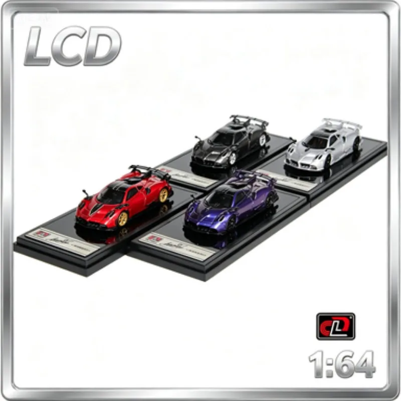 

LCD 1:64 Pagani, cast alloy car model, gift for boys, high-end static collection piece for adults, holiday gift.
