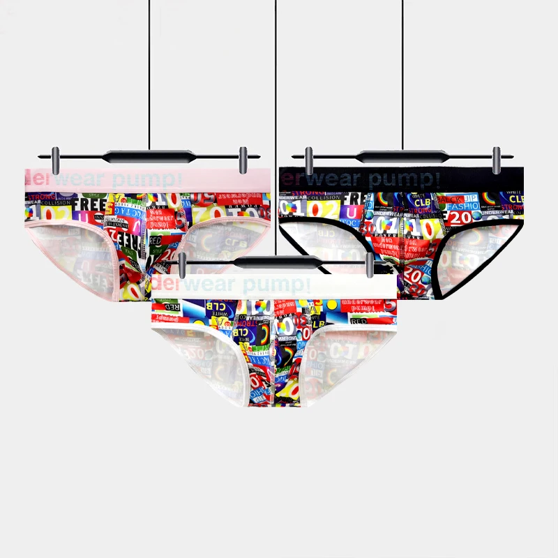 Sexy Herenondergoed Slips Racing Vlag Plaid Gedrukt Slipje Ademend Zachte Mannelijke Onderbroek Hoge Taille Butt Lifter Slips
