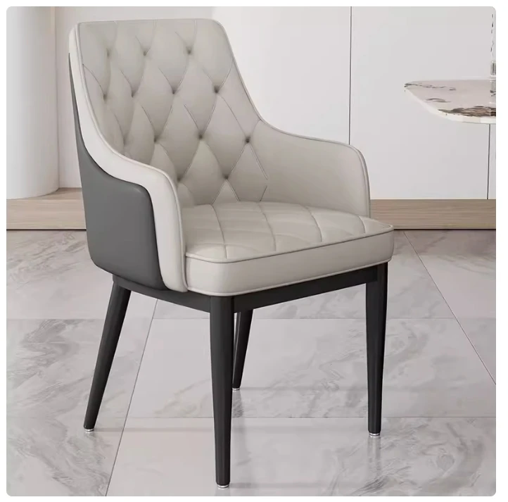 Nordic luxury dining chairs, home designers, dining tables and chairs, high-end hotel room reception and negotiation chairs, des