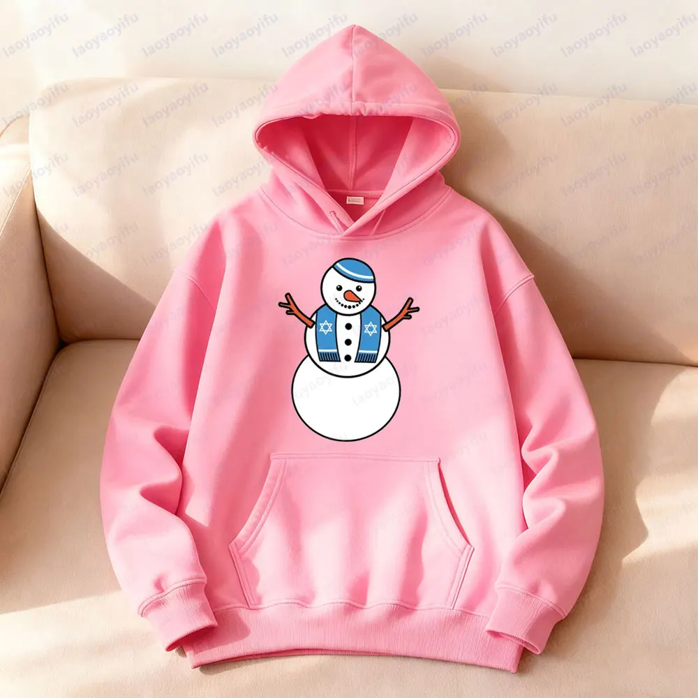 هانوكا ثلج البلوز هانوكا اليهودية ثلج هوديس Menorah Chanukah هوديي الرجال النساء التعاقد تصميم مطبوعة القمم #6