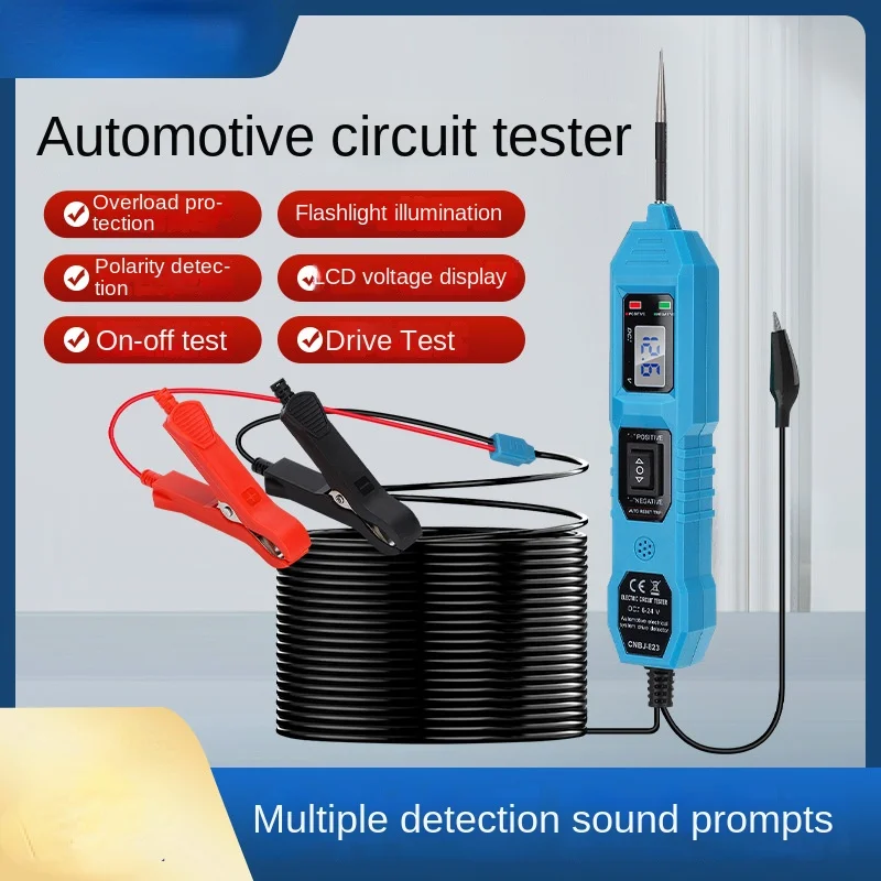 Automotive Circuit Tester Electrical System Diagnostic Check Multi Functional Test Pen Circuit on/Off Test Tool