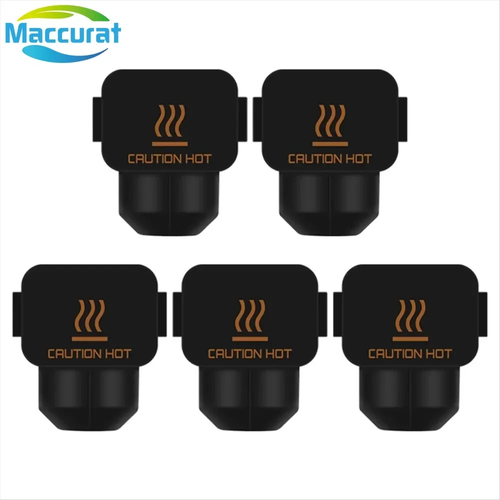 5/10 Pcs Silicone Socks For Bambu Lab A1 Mini Case 3D Printer Heating Block Silicone Sleeve A1 Hotend Heat Insulation Case Cover