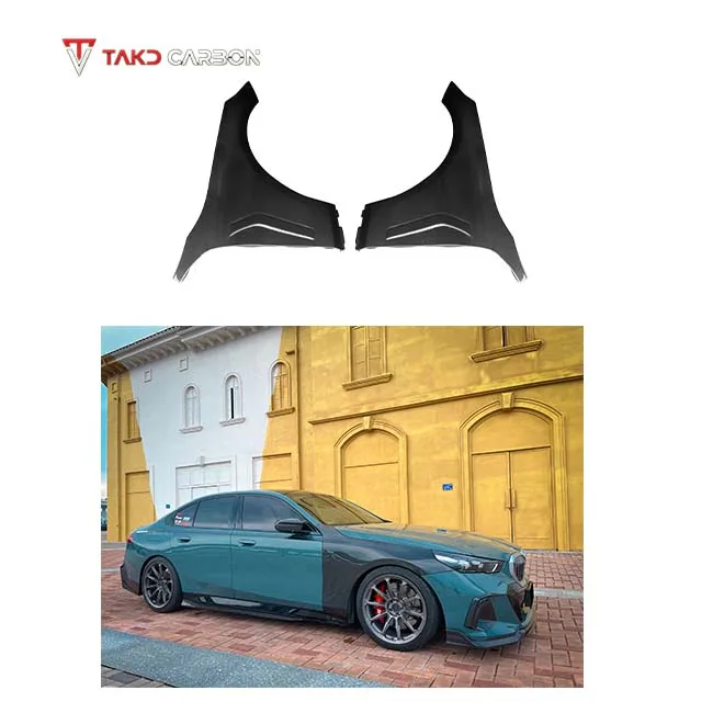

G60 TAKD Design Dry Carbon Fiber 3K Twill Car Accessories Wheel Fenders for bmws 5 Series G60 2024-UP
