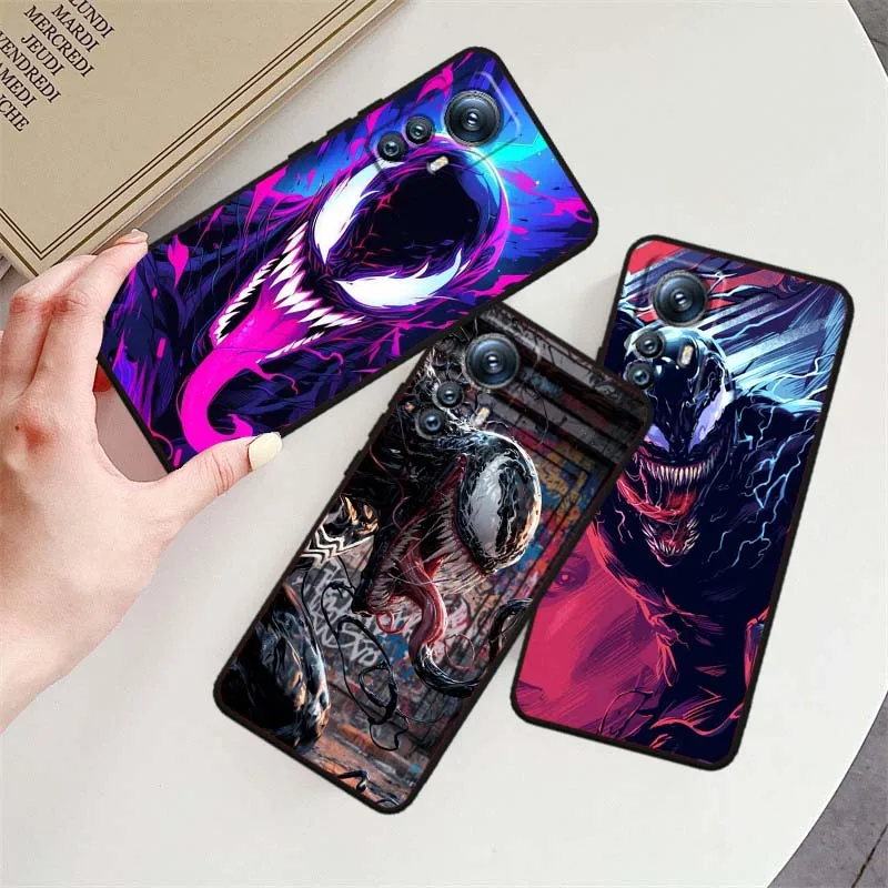 

V-Venoms Anime Cool For Xiaomi Mi 15 14 13 13T 12 12T 12S 11 11i 11T Pro Ultra Lite 5G Black Soft Cover