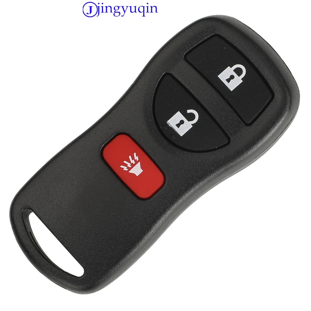 jingyuqin 3/4 Buttons Remote Entry Car Key Fob Shell Case Cover For Nissan Armada Xterra Pathfinder Frontier Quest Titan Murano