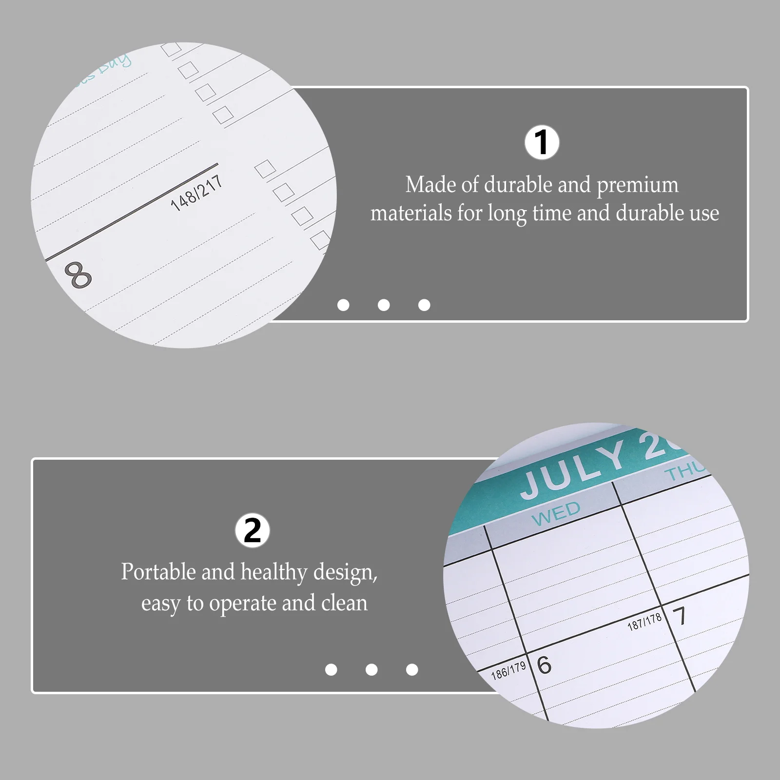 1pc 2022 Wall Hanging Schedule Plan Note Calendar Simple Office Home Use English Indoor Wall Calendar Printing Product