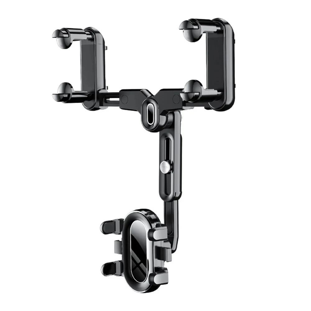 Universal Car Phone Holder Rearview Mirror Mount Car Phone Bracket Navigation GPS Stand Foldable Mobile Cell Support in Car