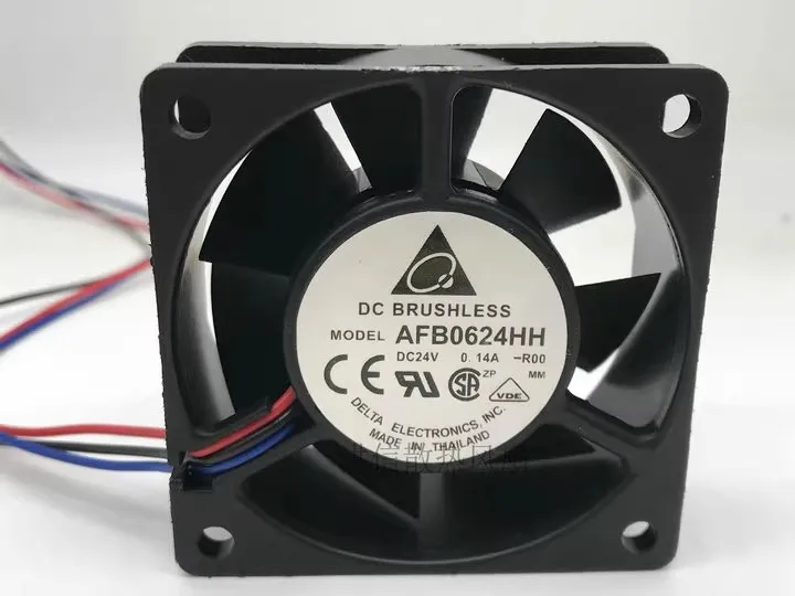 

Free shipping original AFB0624HH 6025 DC24V 0.14A 6cm inverter fan