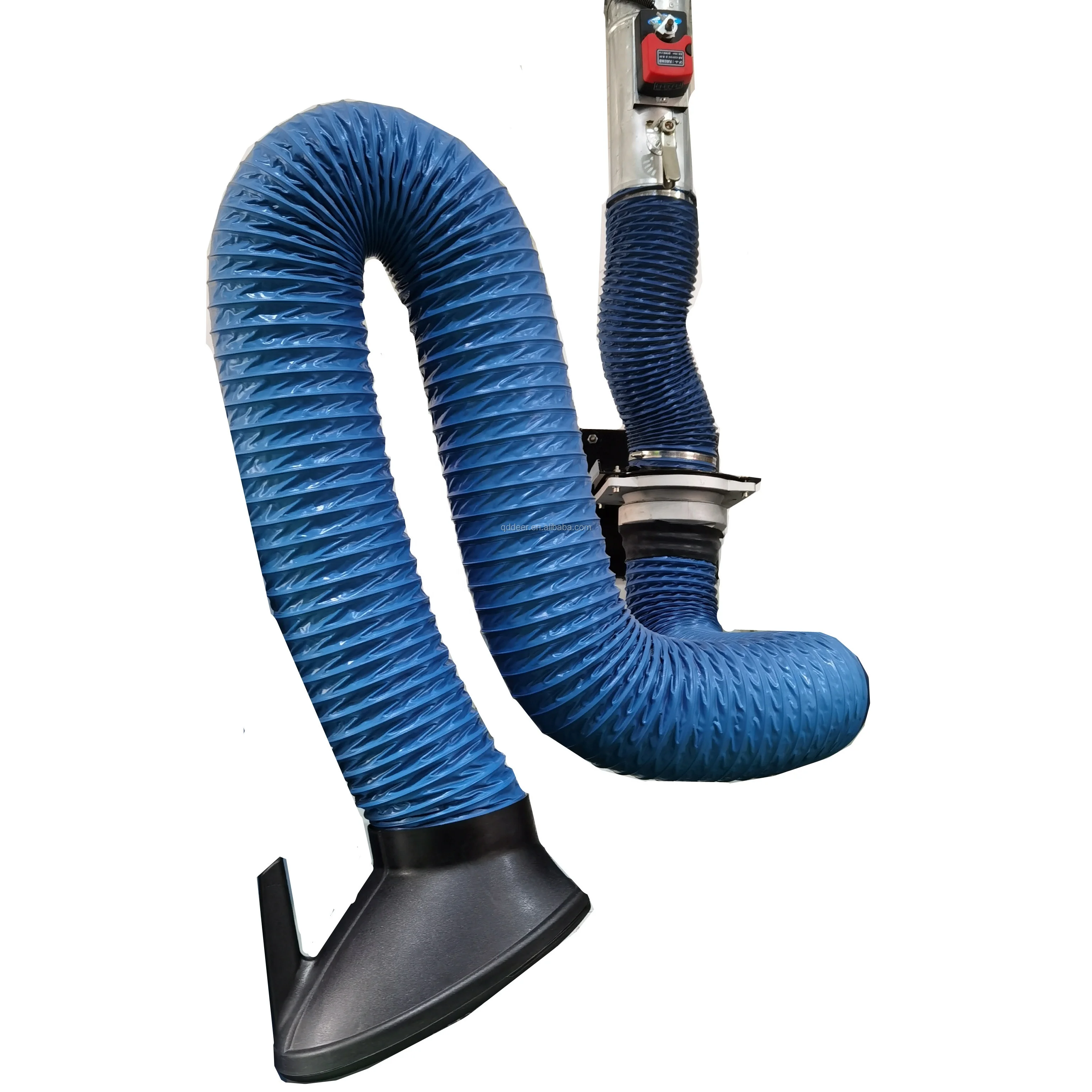 High temperature flexible welding smoke arm/aspirator exhaust hood/smoke suction hose