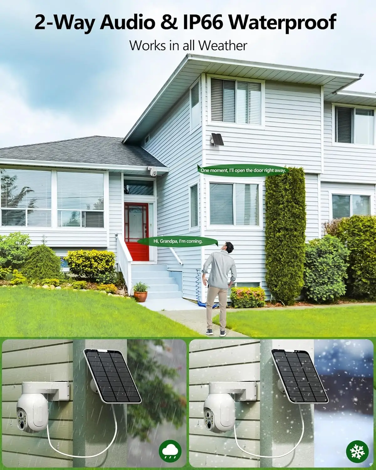 الكل في واحد 4CH 4MP نظام كاميرا أمان لاسلكية تعمل بالطاقة الشمسية بطارية خارجية واي فاي PTZ كاميرا بشكل قبة طقم NVR #2