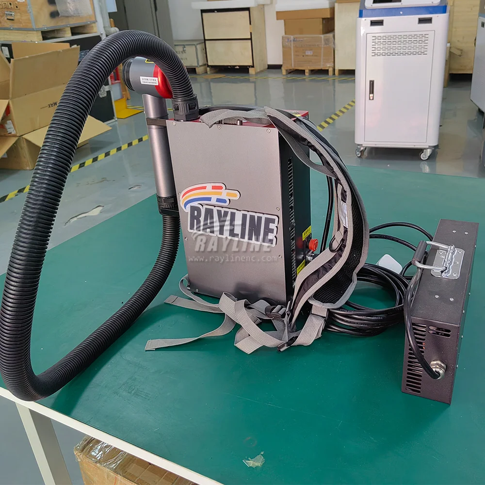 50w 100w 150w 200w Laser Cleaning Machine Rust Removal Machine Fiber Optic Portable Laser Cleaning Machine Pulse Laser Cleaner