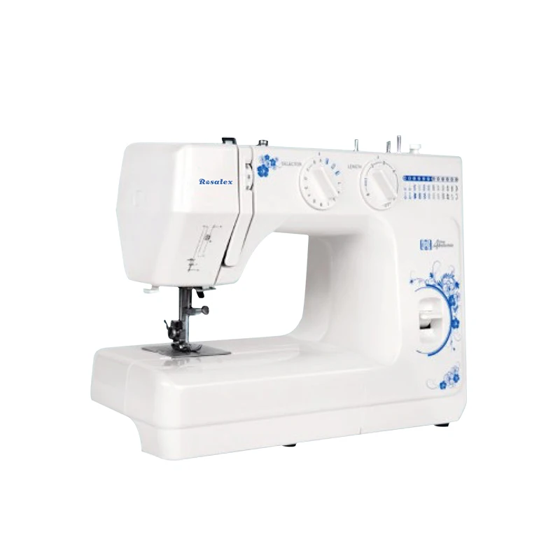 RS-6624 24 Stitches Telescopic Spool Pin Easy Thread Cutter Easy pass foot change Sewing Machine