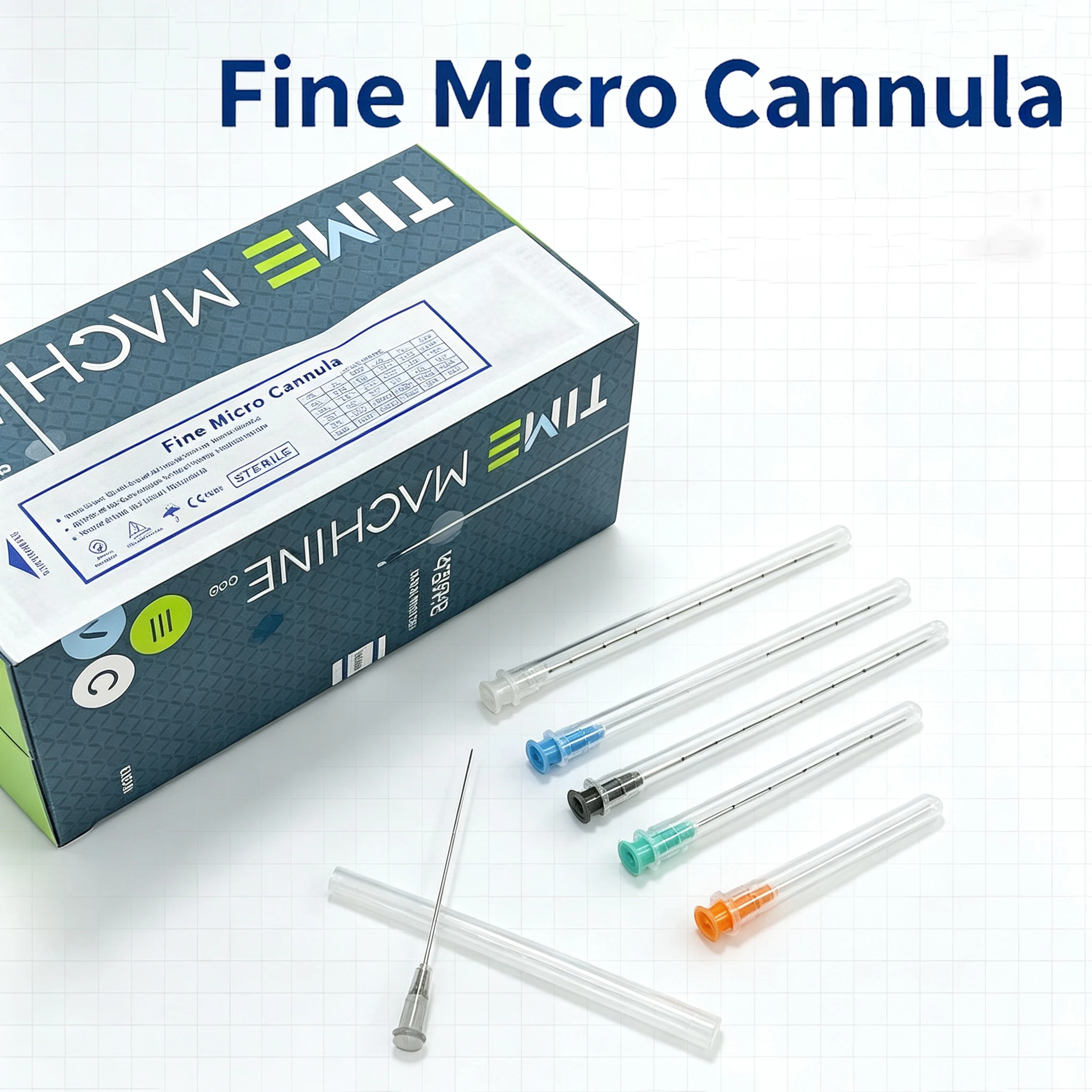 50/100Pcs High Quality  Micro blunt-tip Needle Canula 23g 25g 27g 30g Micro Cannula  Disposable Blunt Needles