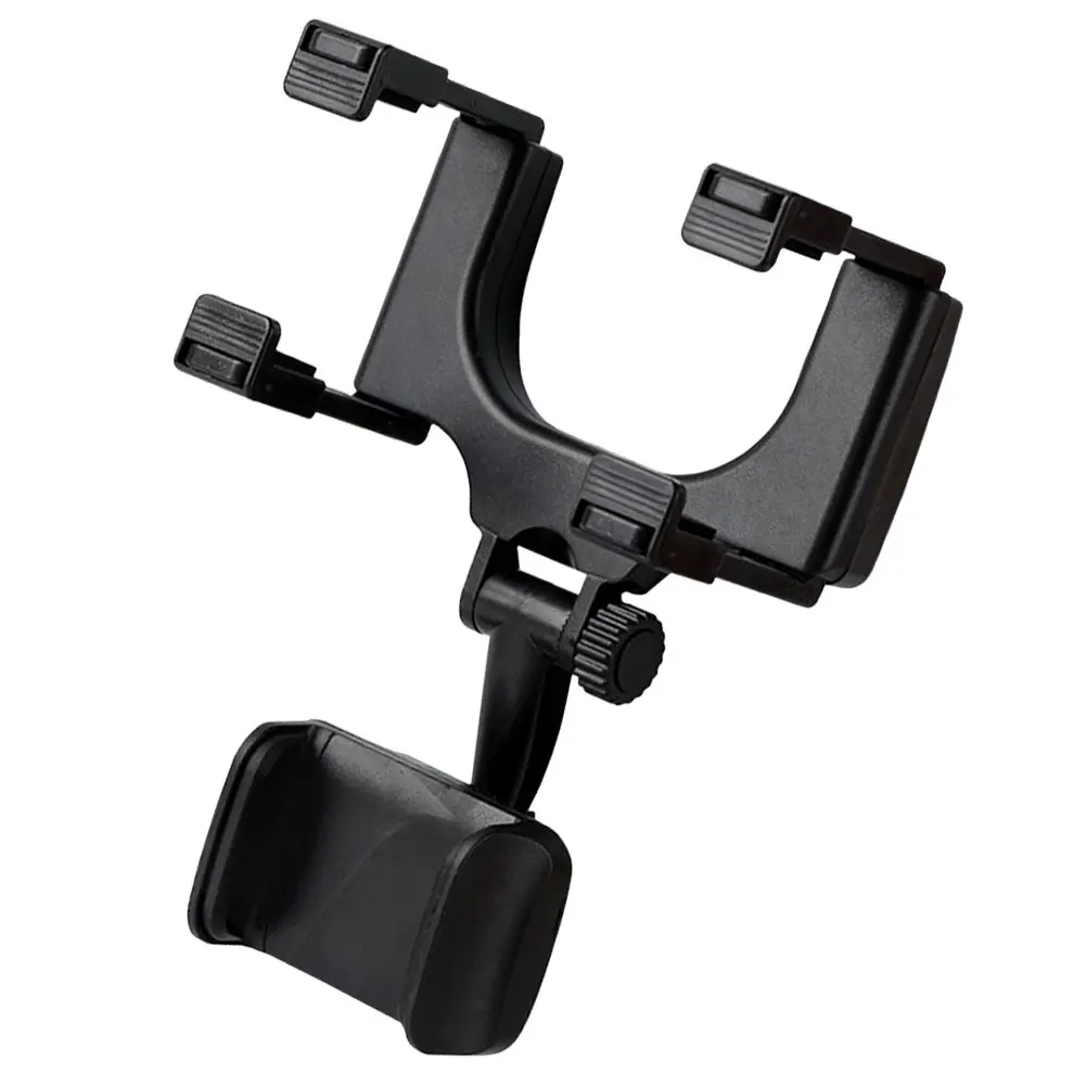 

Rear View Mirror Phone Holder Rotatable Retractable Car Mount Extendable Design Sturdy Construction Quick Installation Various
