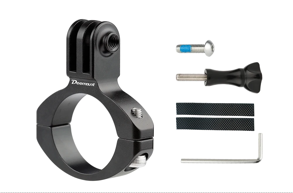 Deemount Fahrradlicht-Ständerhalterung für TREK Bontrager Ion ProRT Rückleuchte Sattelstützenhalterung 3-Gabelhalter Fit Gopro Kamera-Adapter – Detail 2