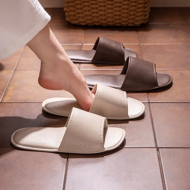 

2026 New High-end Japanese Style EVA Slippers Men Anti Slip Silent Indoor Home Bathroom Shoes For Summer