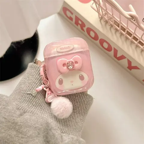 AirPods 4 1 2 3 Pro 2021 वायरलेस ब्लूटूथ हेडसेट सॉफ्ट TPU प्रोटेक्टिव कवर के लिए प्यारा कार्टून हैलो किट्टी मेलोडी ईयरफ़ोन केस 10 best sales सुरक्षा एयरपॉड्स 3 - №5
