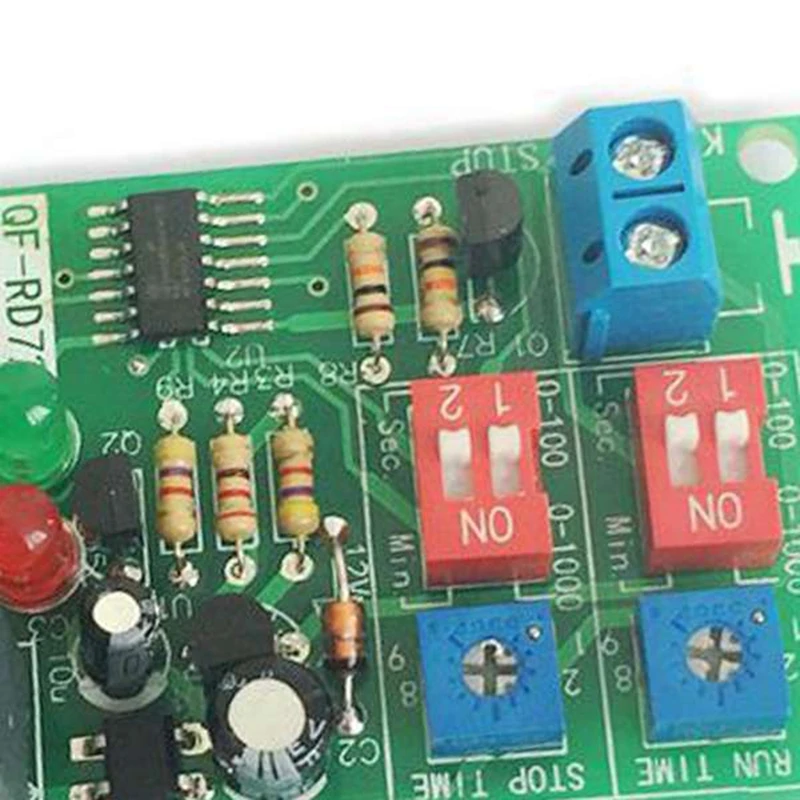 2Pcs Dual Time Adjustable Cycle Delay Timing Relay Repeat On OFF Switch Infinite Loop Timer Module AC 100V 110V 240V