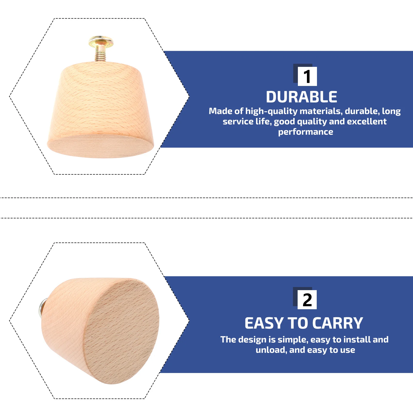 

Beech Handle Knob Handles for niture Cabinet Drawers Cabinets Pulls Wood Knobs Dresser Vintage