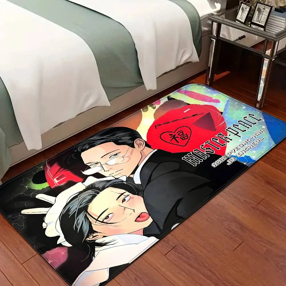 M-Master P-Peace Floor Mat Cheaper Anti-slip Modern Living Room Balcony Printed Bedside Mats