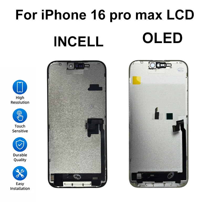 OLED para iPhone 16 LCD 16 Plus pantalla táctil digitalizador ensamblado, para iPhone 16 Pro LCD 16 Pro Max LCD INCELL repuesto 4
