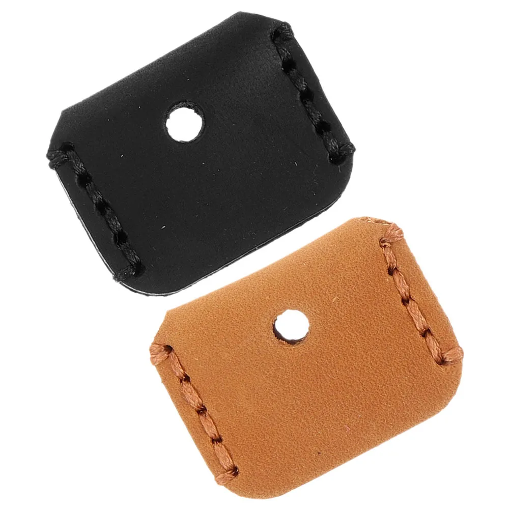 

2pcs Cap Covers Genuine Vintage Style Durable Protectors For Car Keys Keychain Organizer Accessories For Men Women