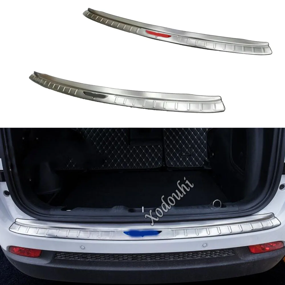 

For Jeep Compass 2017 2018 2019 2020 2021 2022 Styling Back Rear Pedal Door Scuff Plate Frame Outside Threshold Trunk Edge Part