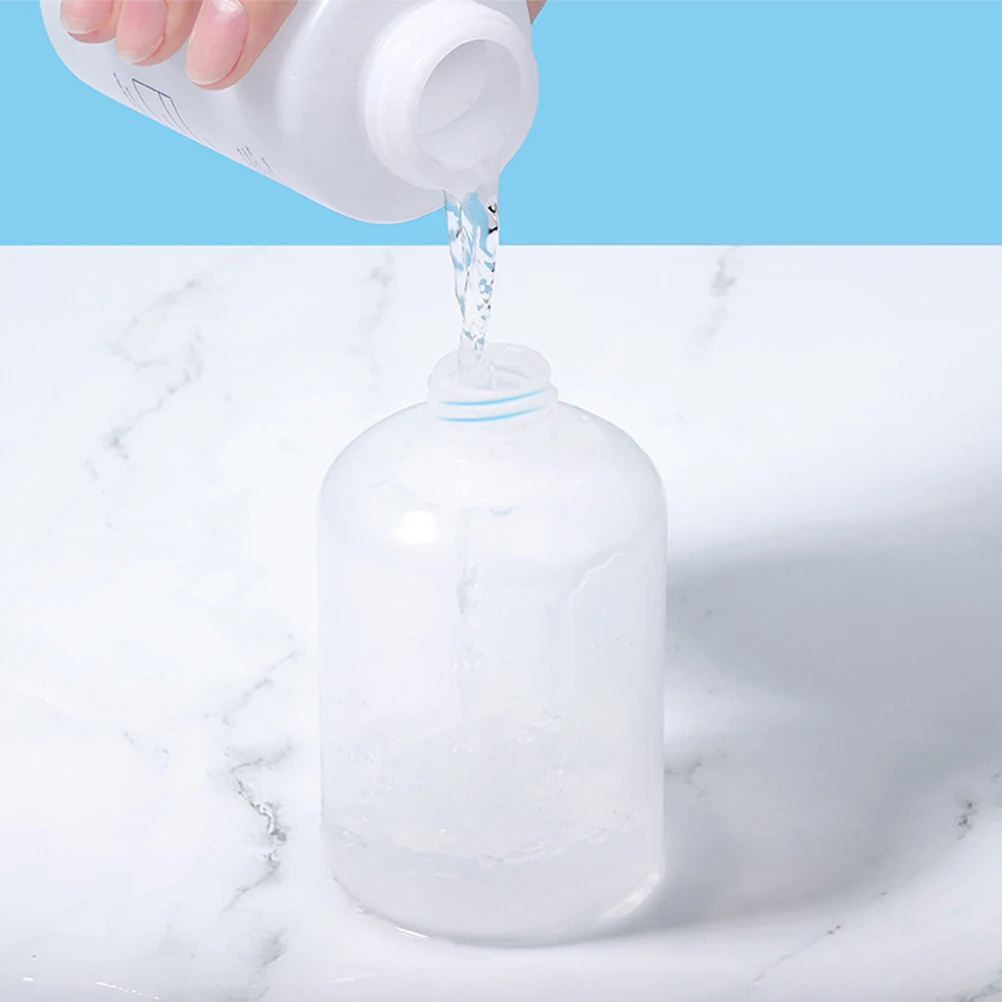 

4pcs Nail Polish Remover Bottles PP Spring Sticker Liquid Dispensers Clear Empty Storage Containers Travel Toner Shampoo Pump