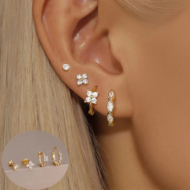 K18 フープピアス ピアス 刻印 刻印あり ツイスト フープ ゴールド