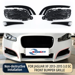 Per Jaguar XF 2013 2014 2015 3.0 SC paraurti anteriore nero fendinebbia griglia griglie decorazione Trim Strip accessori auto C2Z16209