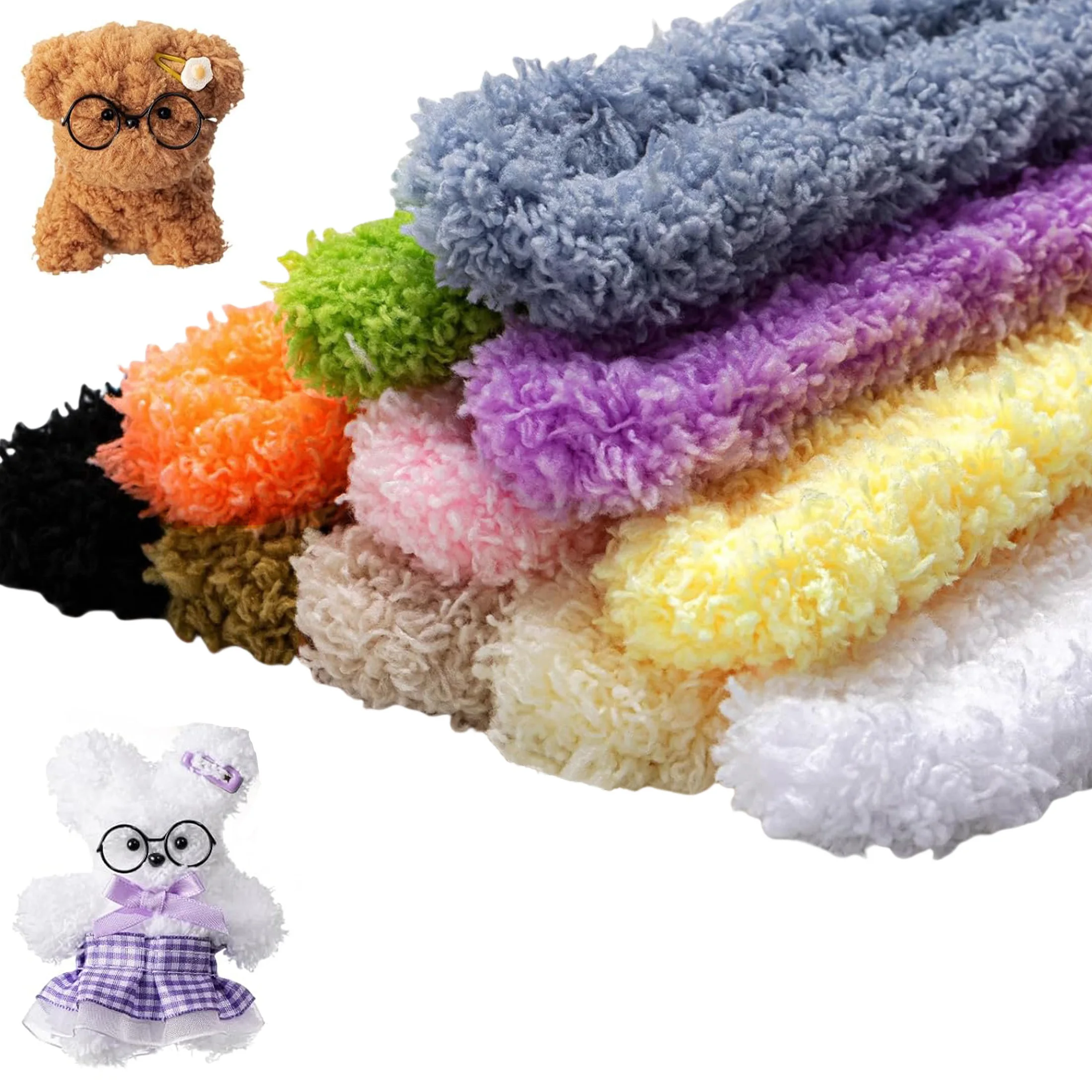 12 Stück 39 Zoll Jumbo bunte Pfeifenreiniger Bulk Coral Fleece Fell dicke Pfeifenreiniger Chenille-Stiele Bastelbedarf Geschenke