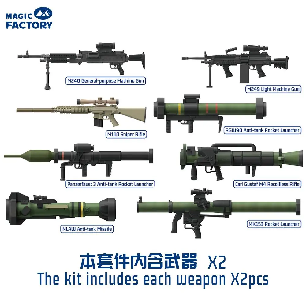 MAGIC FACTORY 2003 1/35 SCALE NATO INDIVIDUAL WEAPON SET B